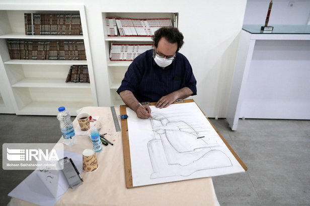 گزارشی از کارگاه نقاشی یک‌روزه «ساحل نجات» در حوزه هنری خراسان رضوی