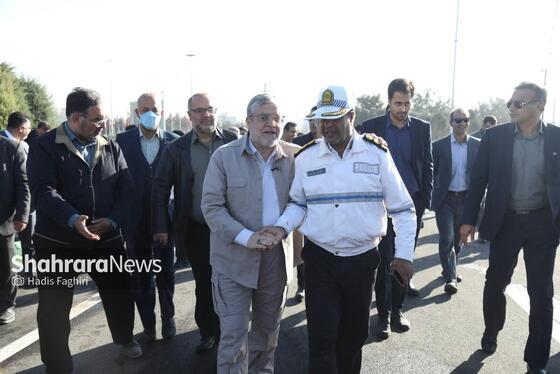 گزارش تصویری | بازگشایی مسیر دسترسی بولوار امام‌خمینی(ره) به میدان حافظ در تقاطع غیرهم‌سطح انقلاب اسلامی مشهد