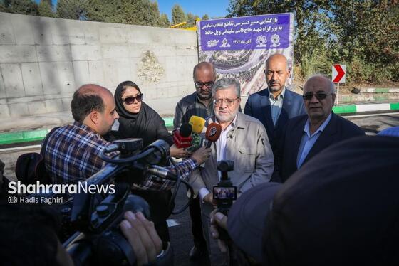 گزارش تصویری | بازگشایی مسیر دسترسی بولوار امام‌خمینی(ره) به میدان حافظ در تقاطع غیرهم‌سطح انقلاب اسلامی مشهد
