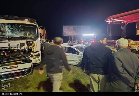 تصادف زنجیره‌ای با ۲۰ مصدوم در پارک ملی گلستان + فیلم و عکس (۸ آبان ۱۴۰۴)