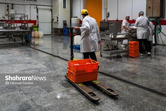 گزارش تصویری | بازدید خبرنگاران از یک مرکز فرآوری گوشت در مشهد