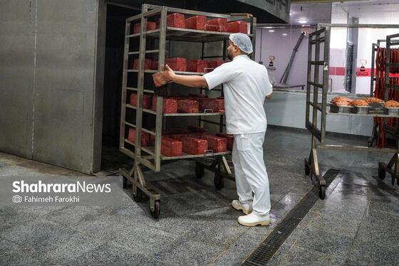 گزارش تصویری | بازدید خبرنگاران از یک مرکز فرآوری گوشت در مشهد