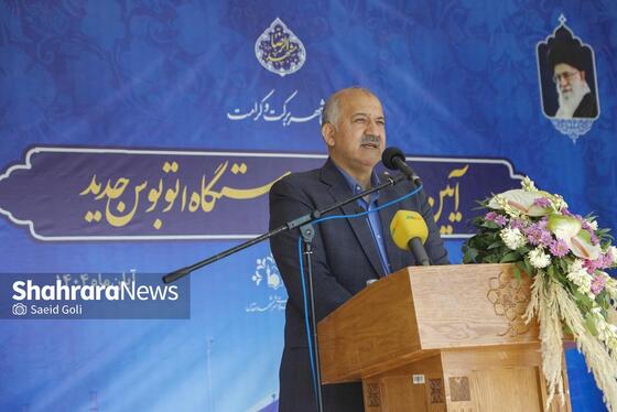 گزارش تصویری | مراسم رونمایی از ۳۰ دستگاه اتوبوس شهری در مشهد