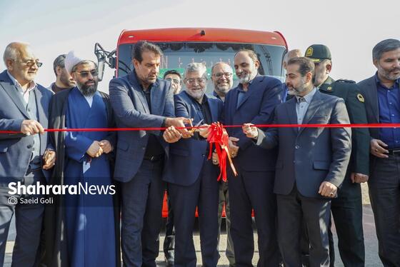 گزارش تصویری | مراسم رونمایی از ۳۰ دستگاه اتوبوس شهری در مشهد