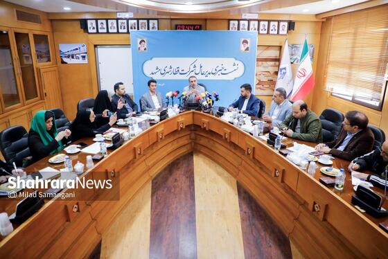 گزارش تصویری | نشست خبری کیانوش کیامرز، مدیرعامل شرکت قطارشهری مشهد (۱۱ آذر ۱۴۰۴)