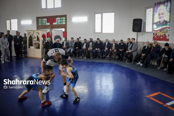 گزارش تصویری | افتتاح خانه کشتی طرقبه با حضور قالیباف، رئیس مجلس (۱۴ آذر ۱۴۰۴)