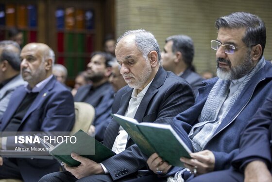 گزارش تصویری | مراسم یادبود درگذشتگان خانواده معاون رئیس‌جمهور