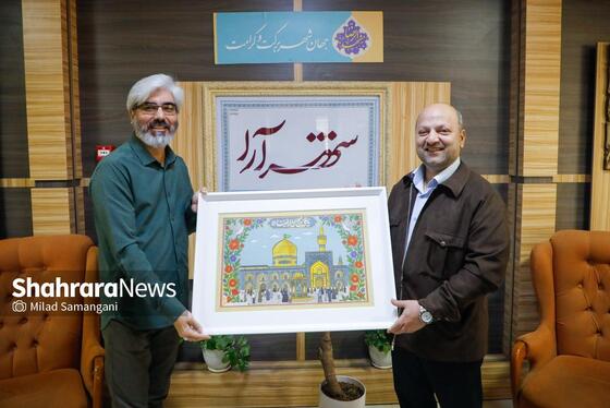 گزارش تصویری | بازدید معاون رسانه‌ای و تبلیغات وزارت فرهنگ و ارشاد اسلامی از موسسه فرهنگی شهرآرا