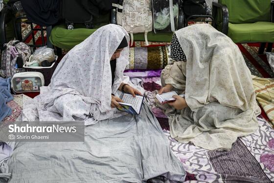 گزارش تصویری | اعتکاف مادر و فرزندی در مشهد