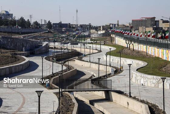 گزارش تصویری | آیین بهره‌برداری از بوستان «یاس نبی» مشهد