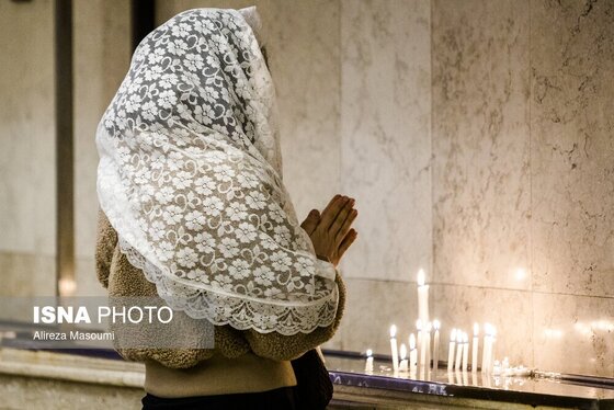 گزارش تصویری | مراسم میلاد حضرت مسیح (ع) در کلیسای مریم مقدس - تهران