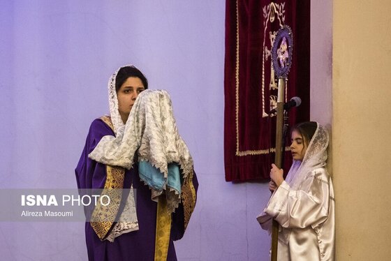 گزارش تصویری | مراسم میلاد حضرت مسیح (ع) در کلیسای مریم مقدس - تهران