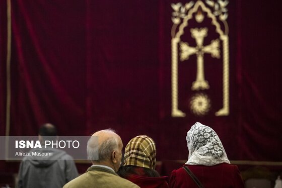 گزارش تصویری | مراسم میلاد حضرت مسیح (ع) در کلیسای مریم مقدس - تهران