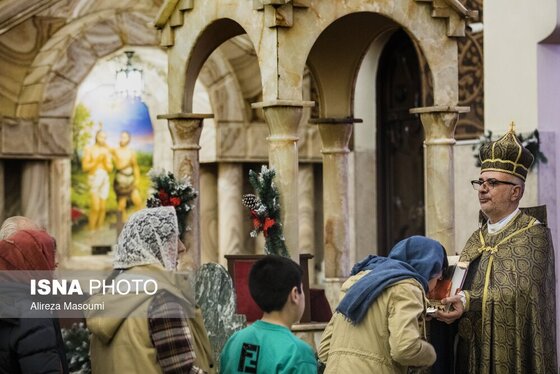 گزارش تصویری | مراسم میلاد حضرت مسیح (ع) در کلیسای مریم مقدس - تهران