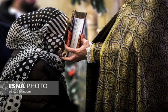 گزارش تصویری | مراسم میلاد حضرت مسیح (ع) در کلیسای مریم مقدس - تهران