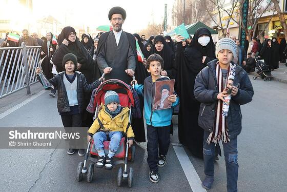 گزارش تصویری | مراسم تشییع پیکر شهدای مدافع امنیت در مشهد (۲۲ دی ۱۴۰۴) - ۴