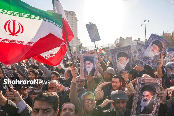 گزارش تصویری | مراسم تشییع پیکر شهدای مدافع امنیت در مشهد (۲۲ دی ۱۴۰۴) - ۵