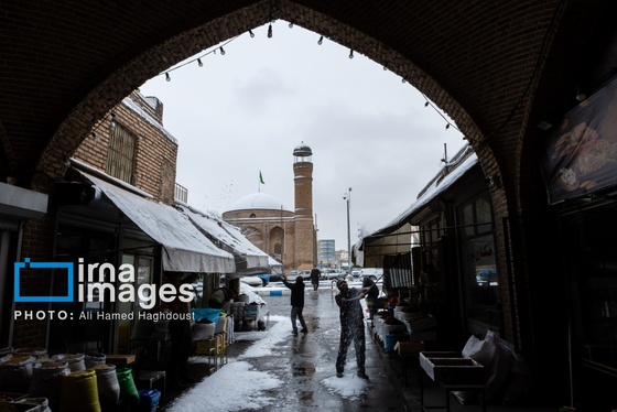 گزارش تصویری | برف در تبریز