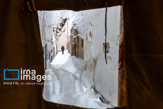 گزارش تصویری | برف در تبریز