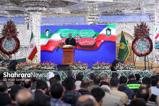 گزارش تصویری | گردهمایی جمعی از مجروحان و آسیب‌دیدگان حوادث اخیر، در حرم امام‌رضا(ع)