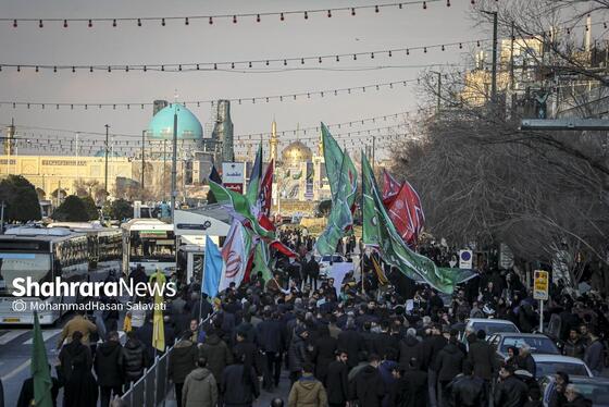 گزارش تصویری | مراسم تشییع پیکر مطهر شهید مدافع امنیت «مهدی ظریف» در مشهد ۲