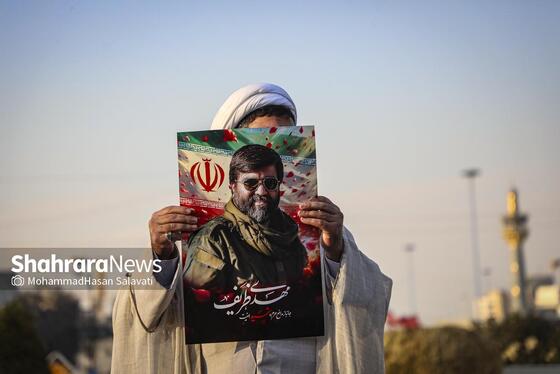 گزارش تصویری | مراسم تشییع پیکر مطهر شهید مدافع امنیت «مهدی ظریف» در مشهد ۲
