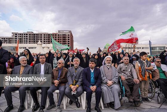 گزارش تصویری | اجتماع عظیم منتظران ظهور در مشهد ۱