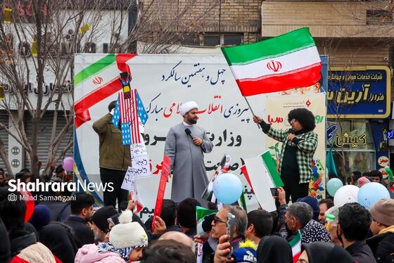 گزارش تصویری | راهپیمایی مردم مشهد در یوم الله ۲۲ بهمن ۲