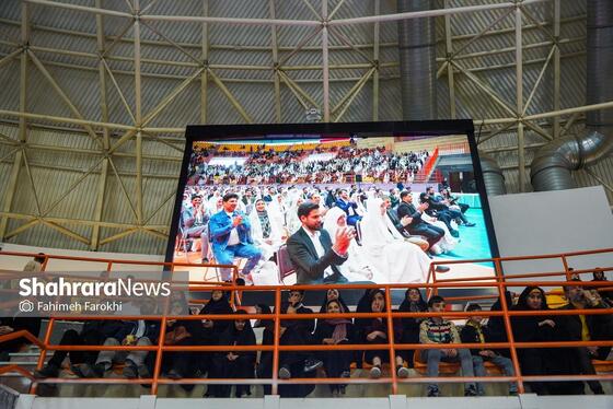 گزارش تصویری | جشن بزرگ ازدواج ۱۵۰۰ زوج دانشجوی خراسان رضوی