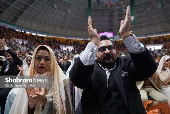 گزارش تصویری | جشن بزرگ ازدواج ۱۵۰۰ زوج دانشجوی خراسان رضوی