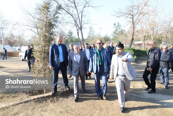 گزارش تصویری | بازدید از مرکز تولیدات سازمان پارک‌ها و فضای سبز