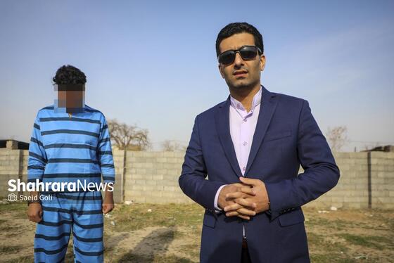 گزارش تصویری | بازسازی صحنه قتل در روستای «امرغان»