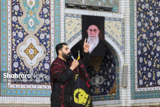 گزارش تصویری | عزاداری شهادت رهبر معظم انقلاب اسلامی، در حرم امام‌رضا(ع) - ۱