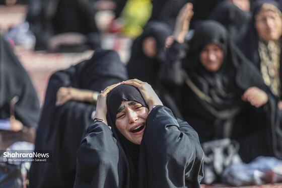 گزارش تصویری | عزاداری شهادت رهبر معظم انقلاب اسلامی، در حرم امام‌رضا(ع) - ۱