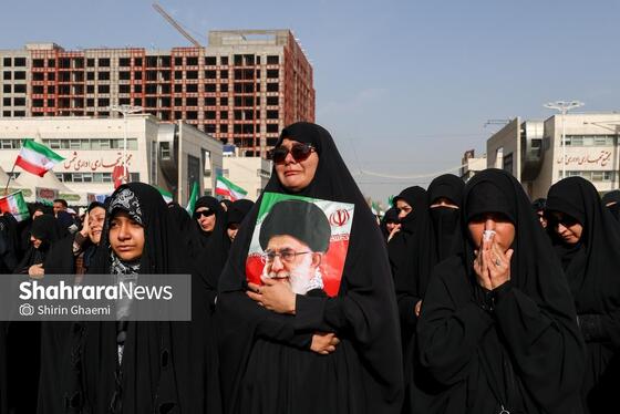 گزارش تصویری | عزاداری شهادت رهبر معظم انقلاب اسلامی در میدان شهدا مشهد