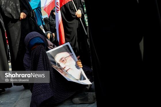گزارش تصویری | عزاداری شهادت رهبر معظم انقلاب اسلامی در میدان شهدا مشهد