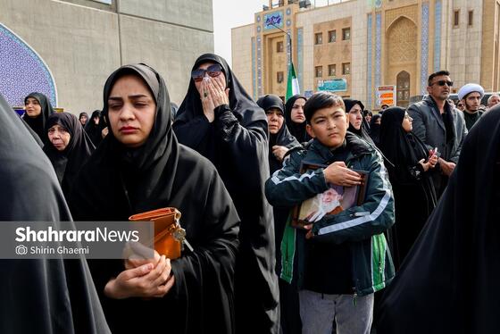 گزارش تصویری | عزاداری شهادت رهبر معظم انقلاب اسلامی در میدان شهدا مشهد
