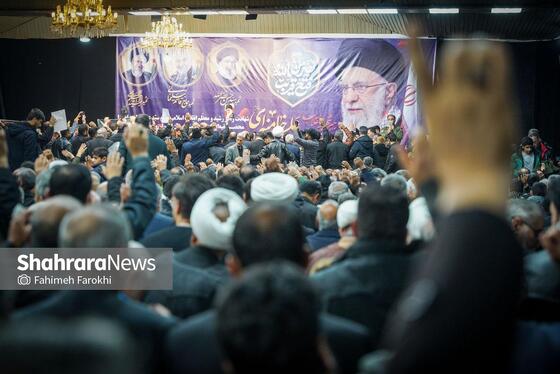 گزارش تصویری | مراسم تشییع پیکر ۸ شهید اقتدار ایران اسلامی در مشهد (۱۳ اسفند ۱۴۰۴)