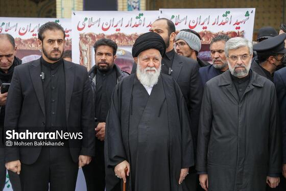 گزارش تصویری | مراسم تشییع پیکر ۸ شهید اقتدار ایران اسلامی در مشهد (۱۳ اسفند ۱۴۰۴)