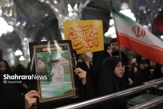 گزارش تصویری | اجتماع مهاجران افغانستانی ساکن مشهد در سوگ قائد امت