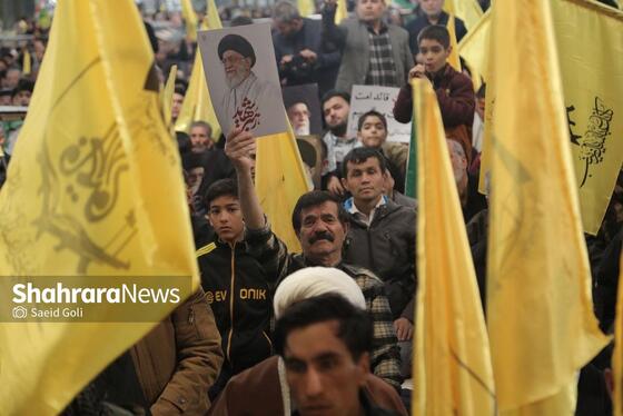 گزارش تصویری | اجتماع مهاجران افغانستانی ساکن مشهد در سوگ قائد امت