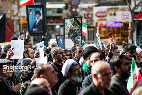 گزارش تصویری | مراسم تشییع پیکر ۴ شهید دفاع از وطن در مشهد