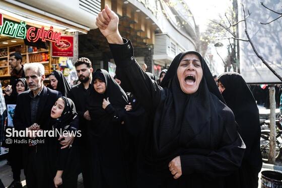 گزارش تصویری | مراسم تشییع پیکر ۴ شهید دفاع از وطن در مشهد