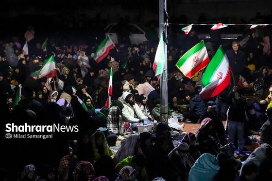گزارش تصویری | مراسم احیای اولین شب قدر رمضان ۱۴۰۴ - چهارراه مخابرات مشهد