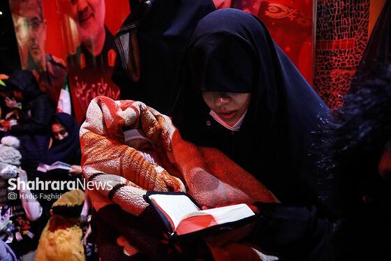 گزارش تصویری | مراسم احیای شب ۲۱ رمضان ۱۴۰۴ در خیابان‌های مشهد - ۱