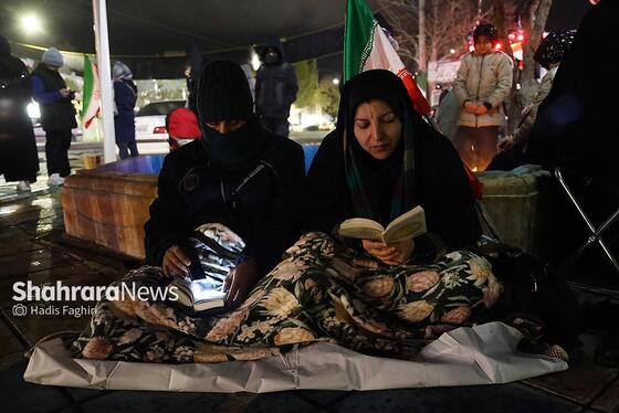 گزارش تصویری | مراسم احیای شب ۲۱ رمضان ۱۴۰۴ در خیابان‌های مشهد - ۱