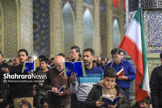 گزارش تصویری | مراسم احیای دومین شب قدر در حرم مطهر امام رضا (ع)