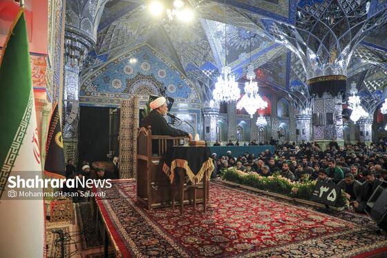 گزارش تصویری | مراسم احیای دومین شب قدر در حرم مطهر امام رضا (ع)