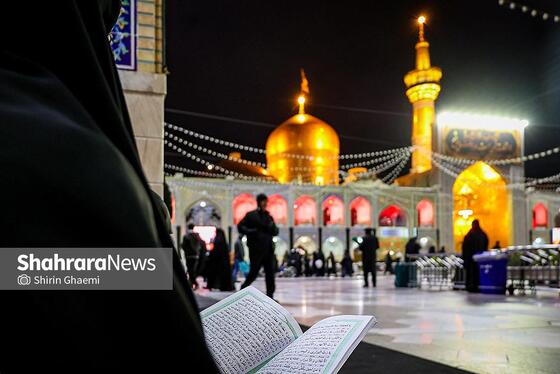 گزارش تصویری | مراسم احیای دومین شب قدر در حرم مطهر امام رضا (ع) -۲