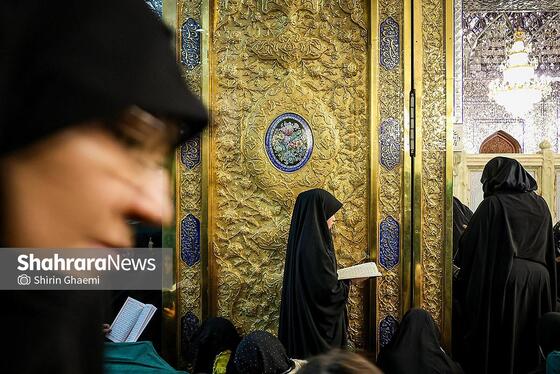 گزارش تصویری | مراسم احیای دومین شب قدر در حرم مطهر امام رضا (ع) -۲